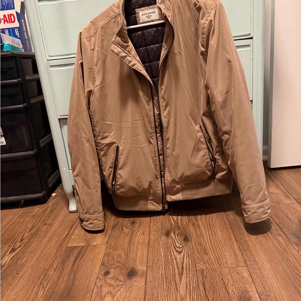 Dockers Men's Light Brown Jacket - Picture 2 of 4